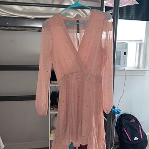 Francescas pink dress